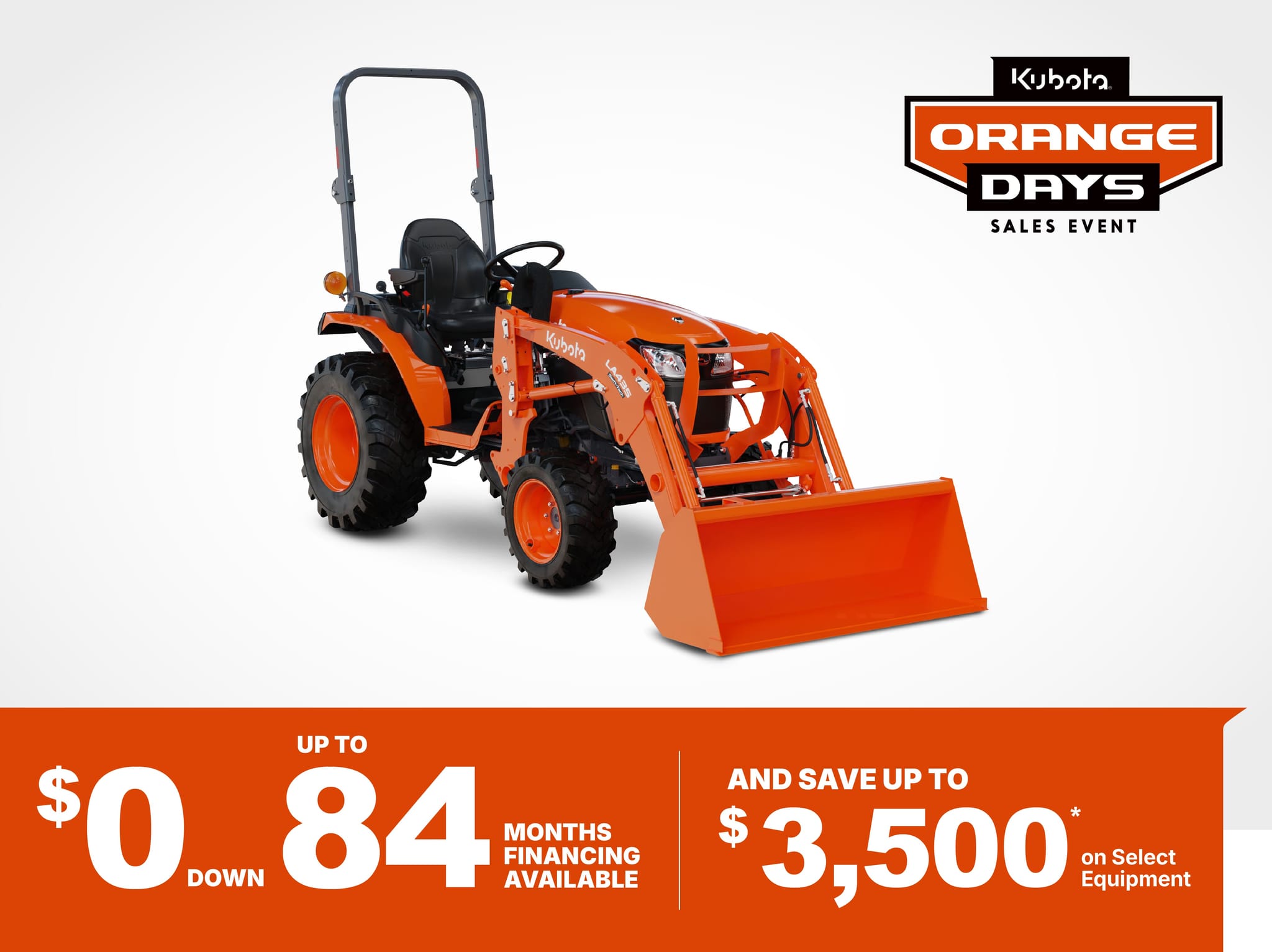 Save on Select B01 Series Tractors