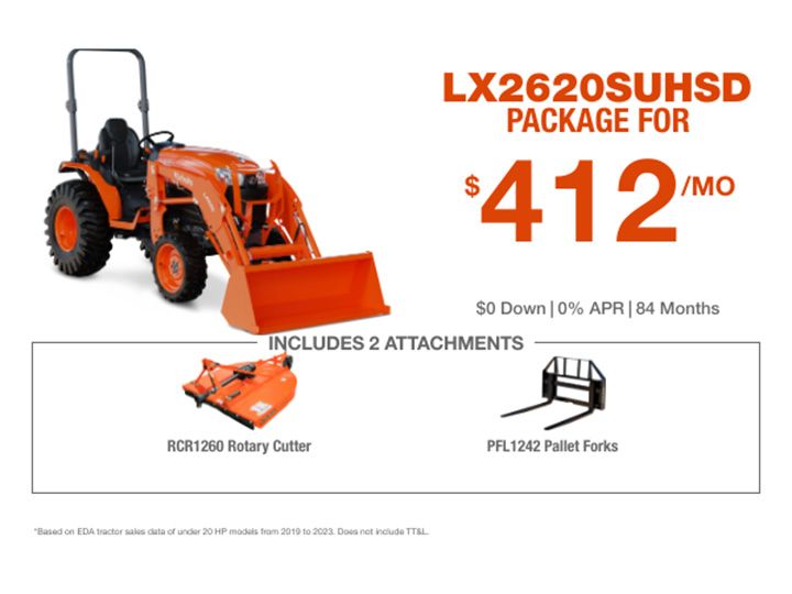 LX2620SUHSD Tractor Package